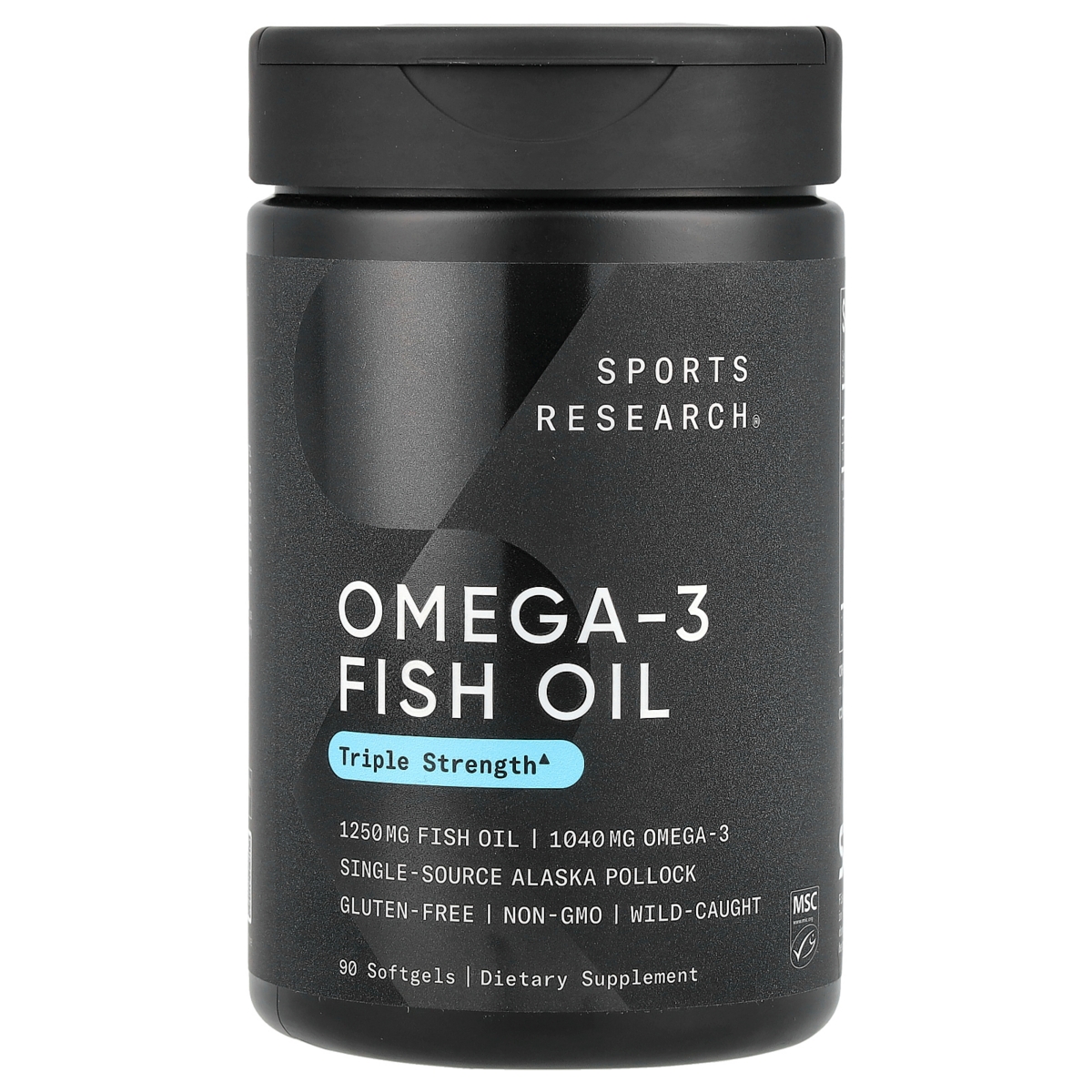Omega-3 Fish Oil Triple Strength - 90 Softgels