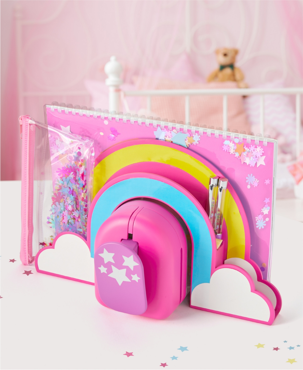 Geoffrey's Toy Box Diy Rainbow Confetti Station Sparkle Maker Kit In No Color