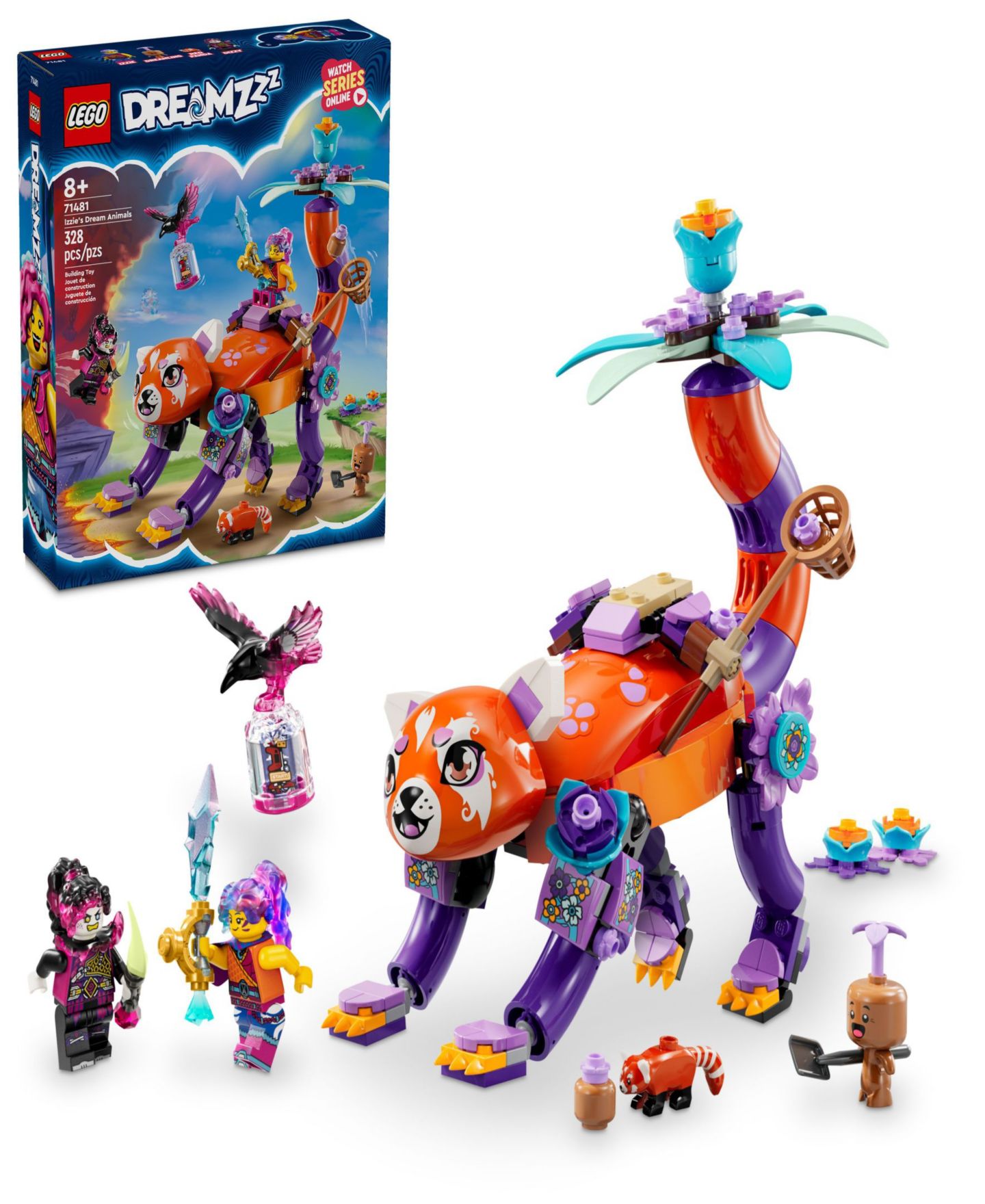 LEGO® Конструктор LEGO Dreamzzz «Животные из снов Иззи» 71481, 328 деталей — фото 1