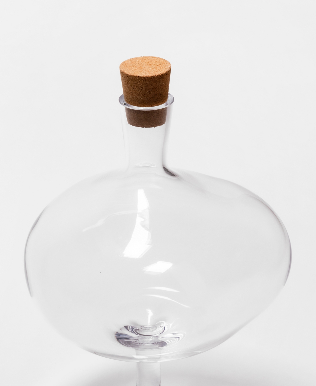Kosta Boda 11'' Bod Bottle Crystal Glass Vase In Clear