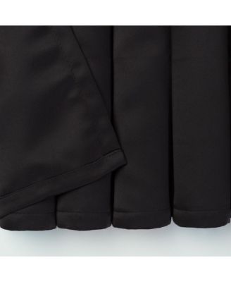 Premium 2-Panel Solid Contemporary Room Darkening Curtains - 3-in-1 Back Tab, Rod Pocket, Ring Tab  - for Windows Living Room Bedroom - Room Darkening Drapes 52 x 63 Inches - Dusty Gray