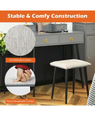 Vanity Table Set with Mirror