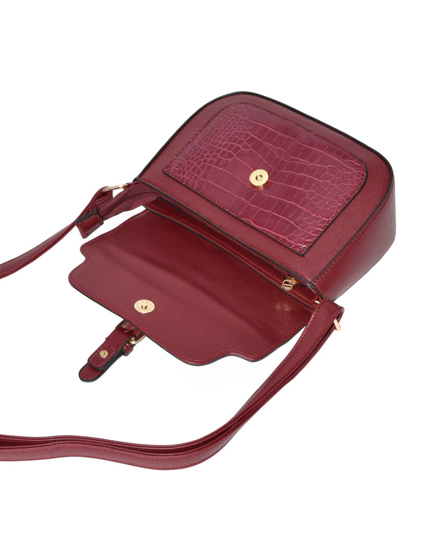 Женская сумка Nicci Ladies' Crossbody Bag with Buckle, цвет: Чёрный — фото 8