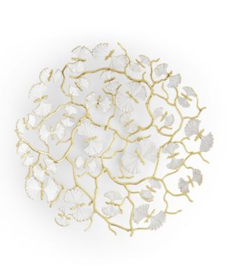 Butterfly Ginkgo Gold Centerpiece Platter