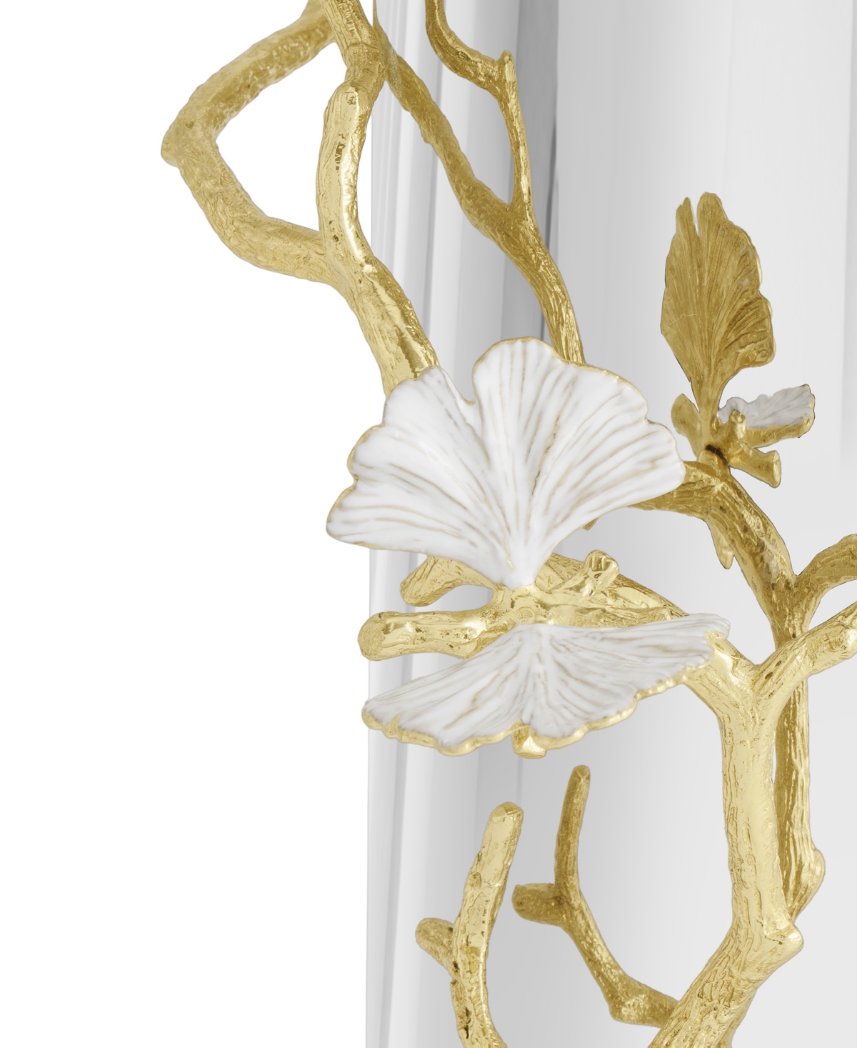 Michael Aram Butterfly Ginkgo White And Gold Large Vase In No Color