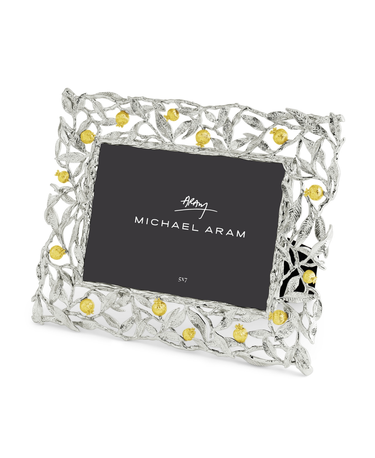 Michael Aram Pomegranate Silver & Gold Picture Frame, 5" X 7" In No Color