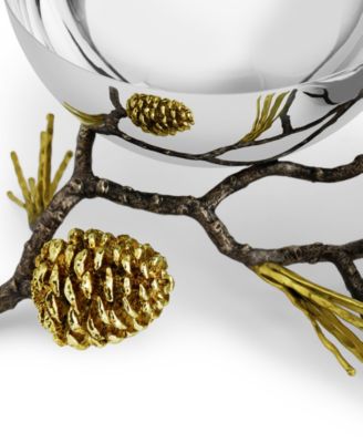 Pinecone Double Bowl