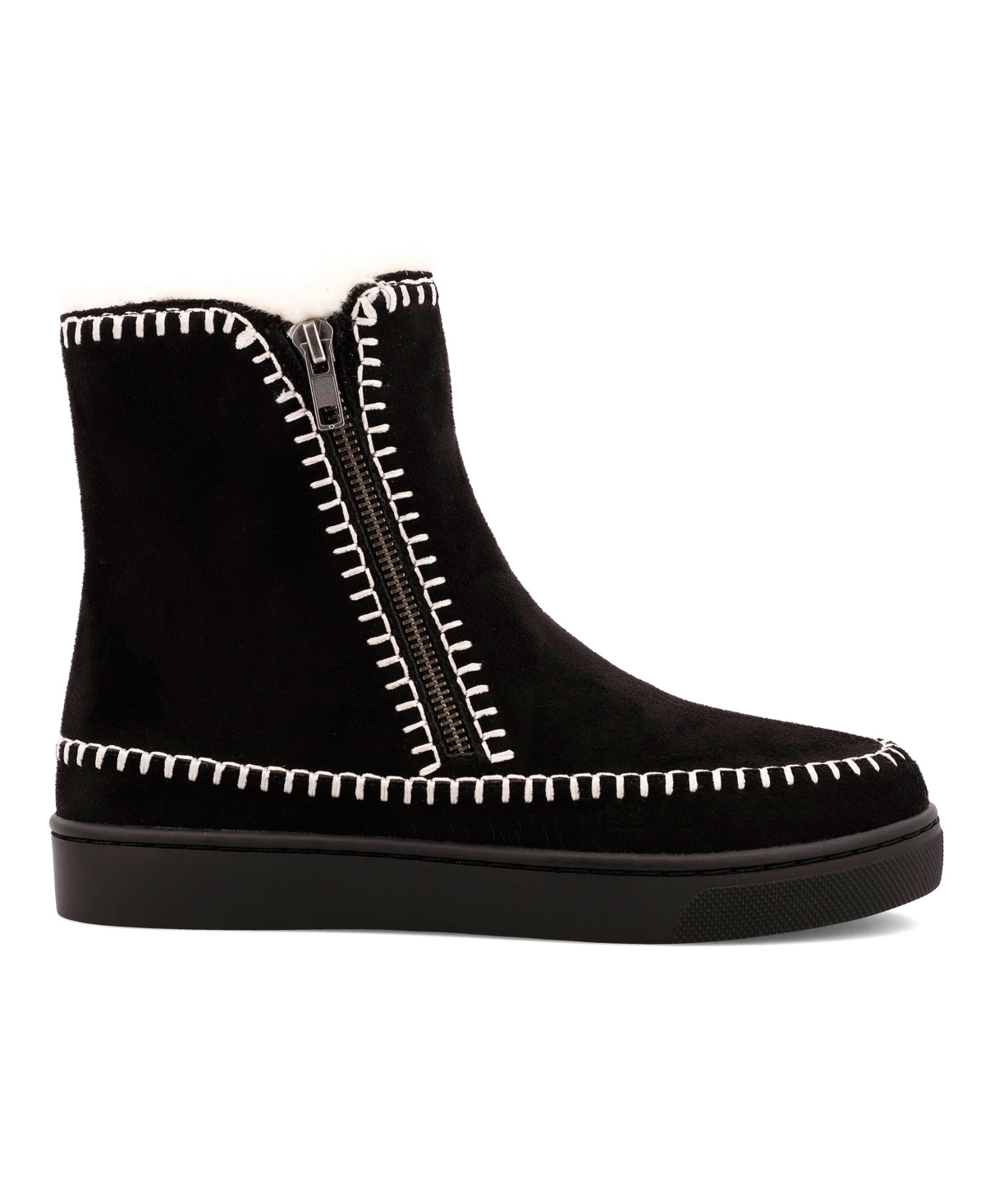 Mia Women's Stormie Cold Weather Platform Booties In Black