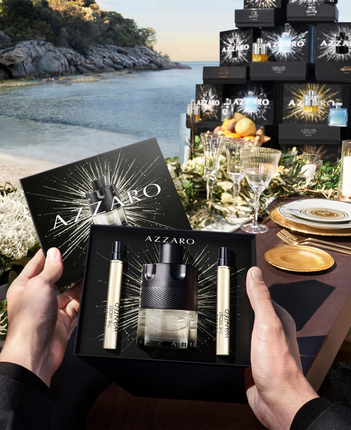 Azzaro Men's 3-pc. The Most Wanted Eau De Toilette Intense Gift Set In No Color