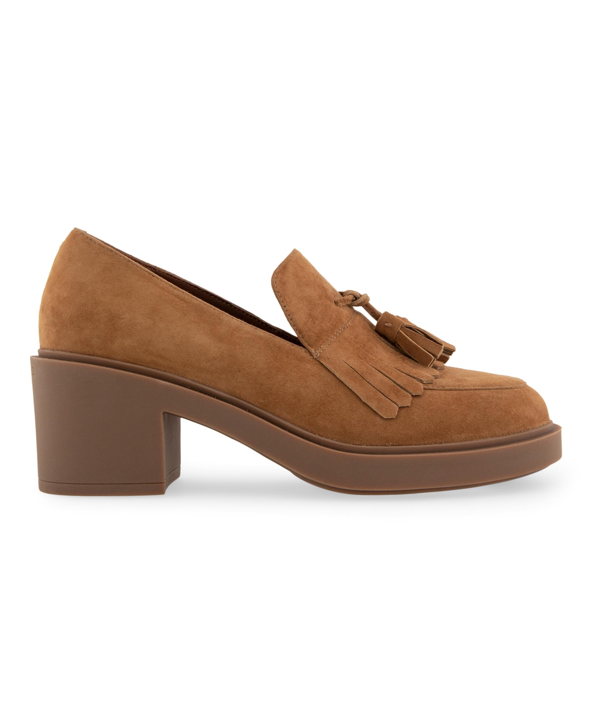 AEROSOLES WOMEN'S GIBES BLOCK HEEL LOAFERS 