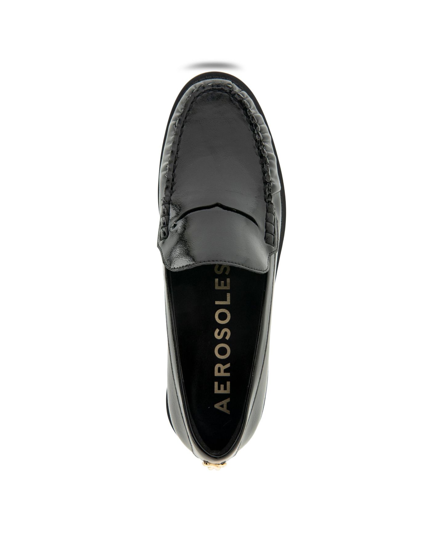 Женские туфли Aerosoles Sienna Block Heel, цвет: Чёрный лаковый искусственный кожаный — фото 4