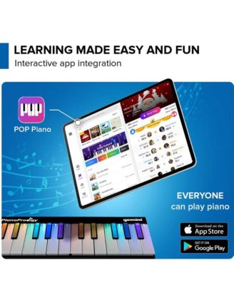 Tastiera MIDI Wireless PianoProdigy 24 Tasti - Illuminata, Bluetooth, Per IOS/Android, Portatile