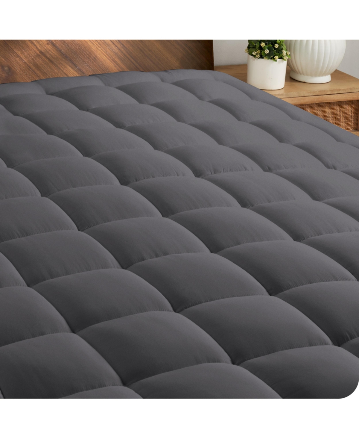 Bare Home Cotton Top Mattress Pad,