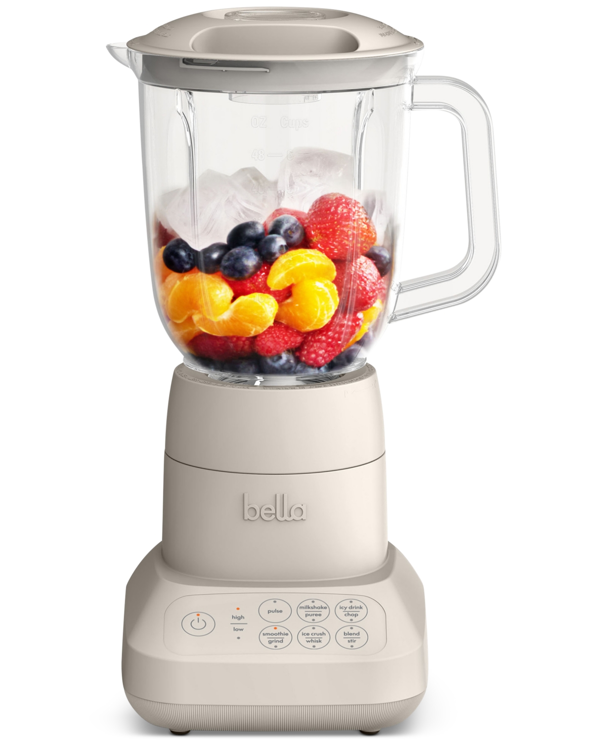 Bella Flip Store 10-speed 450-watt 6-cup Blender In Oatmilk