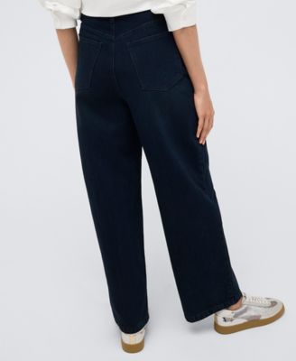 Женское бандо Kenneth Cole с регулируемым бюстгальтером на бретельках и высокой посадкой, облегающие джинсы-бочкообразки 