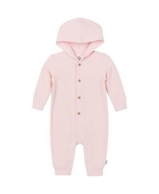 Baby Girls Hooded Long Sleeve Romper