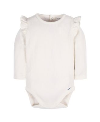 Onesies Baby Girls Long Sleeve Bodysuits, 2-pack