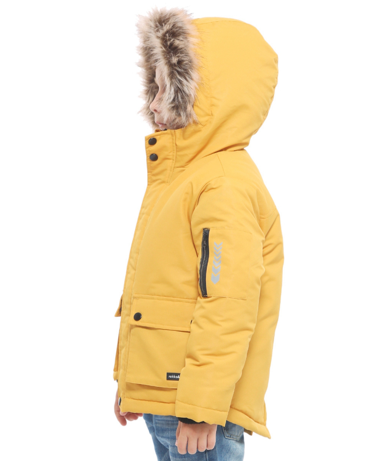 Rokka&Rolla Boys Parka Jacket with Insulated Hood