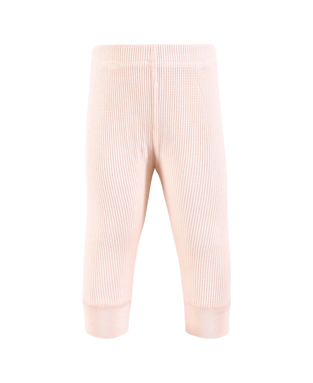 Hudson Baby Baby Girls Thermal Tapered Ankle Pants 4pk,- Acorn botanical