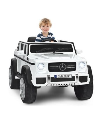 12V Licensed Mercedes-Benz Kids Ride On Car RC Motorized Vehicles w/ Trunk Pink