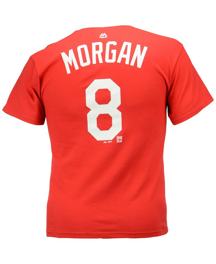 Joe Morgan Cincinnati Reds Men's Red Backer T-Shirt 