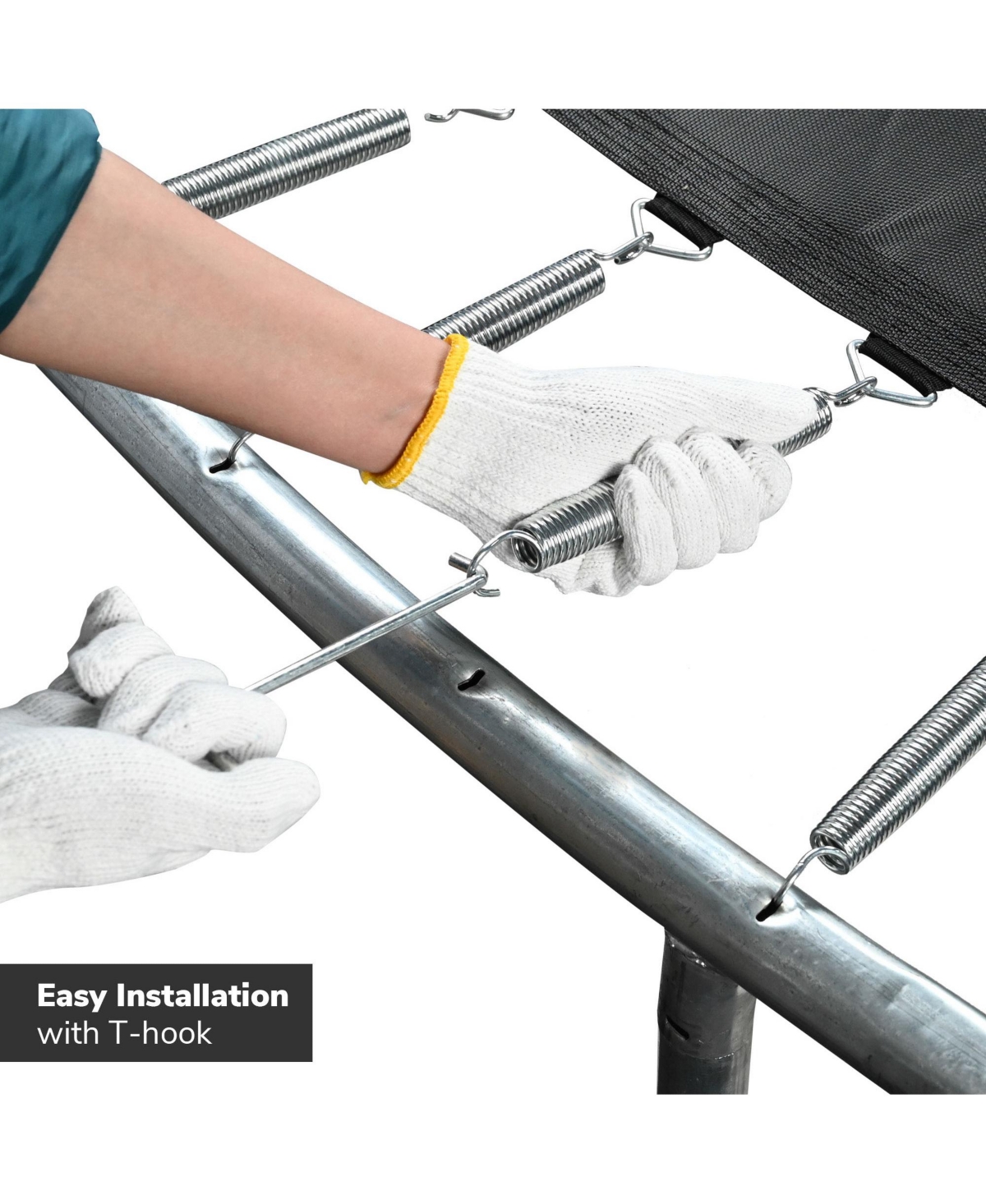 Yescom 8.25" Trampoline Springs Heavy Duty Replacement Springs Trampoline Accessories Trampoline Parts (Pack of 80)