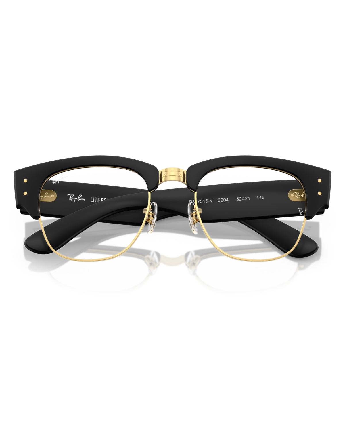 Ray-Ban Unisex Mega Clubmaster Optics Liteforce Eyeglasses, RB7316V