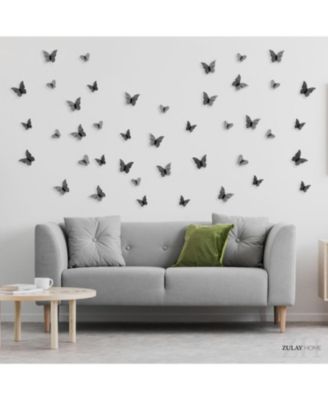 Home 12 pieces (2.95”), 12 pieces (3.35”), 24 pieces (2.95”) 3D Removable DIY Butterfly Wall Decor with 3 Wing Designs (48pcs)