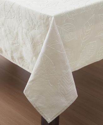 Laura Ashley Harvest Raised Woven Tablecloth, 60" x 102"