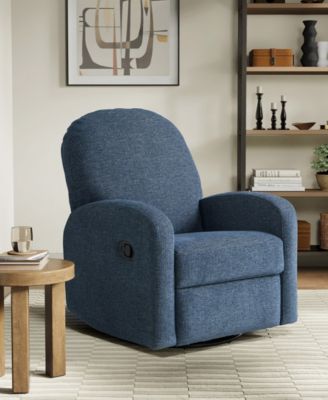 31.9"W Polyester Phoenix Swivel Rocker Recliner