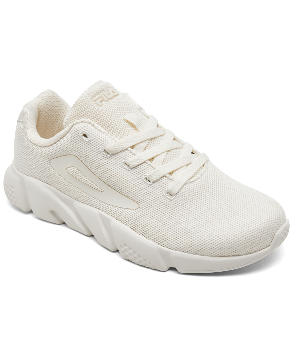 Shop Fila Big Kids Zarin Casual Sneakers From Finish Line In Off White