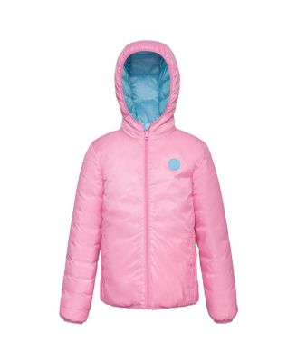 Girls Reversible Lightweight Puffer Jacket