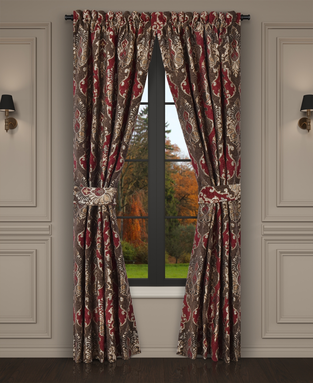 J Queen New York Cerino Window Panel Pair,