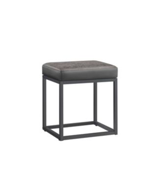 Rectangle Ottoman Footstool Steel Frame