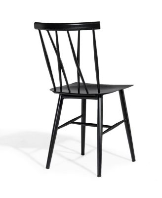 Set of 2 Modern Dining Chairs with Backrest
