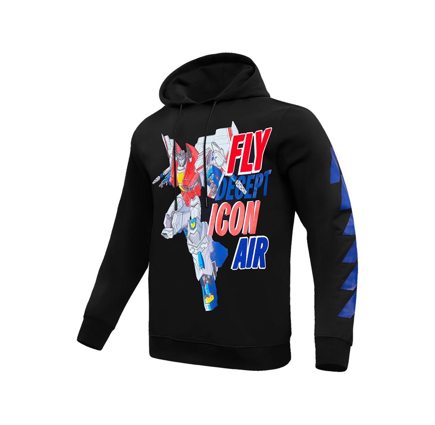 Men's and Women's Black Transformers Decepticon Air Pullover Hoodie