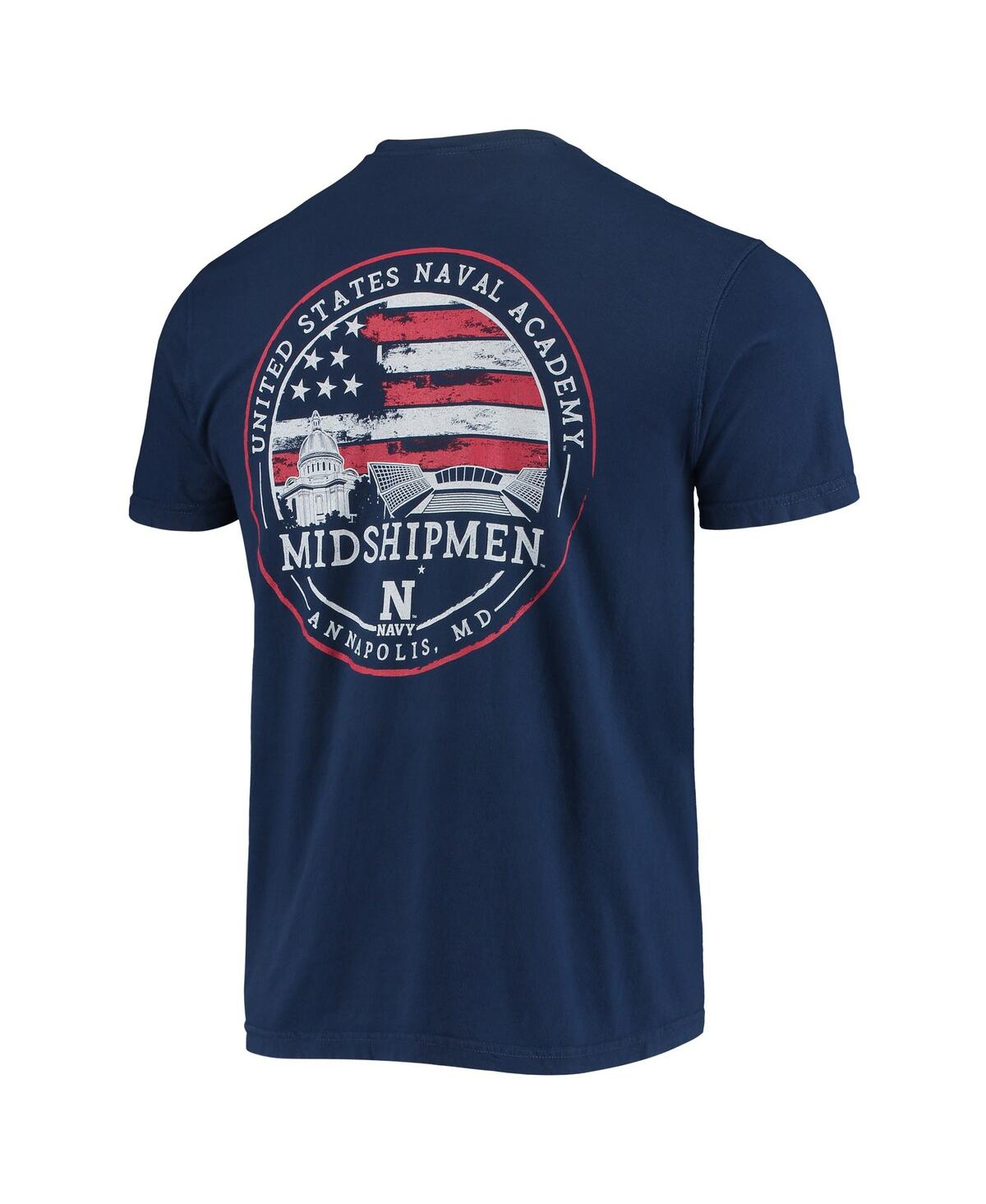 Image One Men'sMidshipmen Campus Americana T-Shirt - Navy