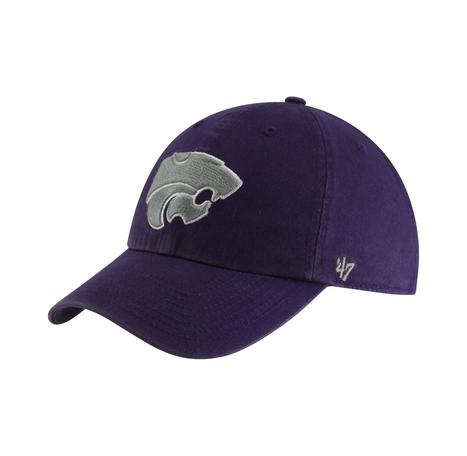 Men's Purple Kansas State Wildcats Vintage Clean Up Adjustable Hat