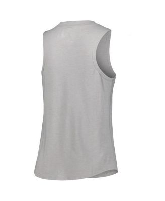 Women's Heather Gray/Heather Navy Winnipeg Jets Meter Muscle Tank Top Pants Sleep Set