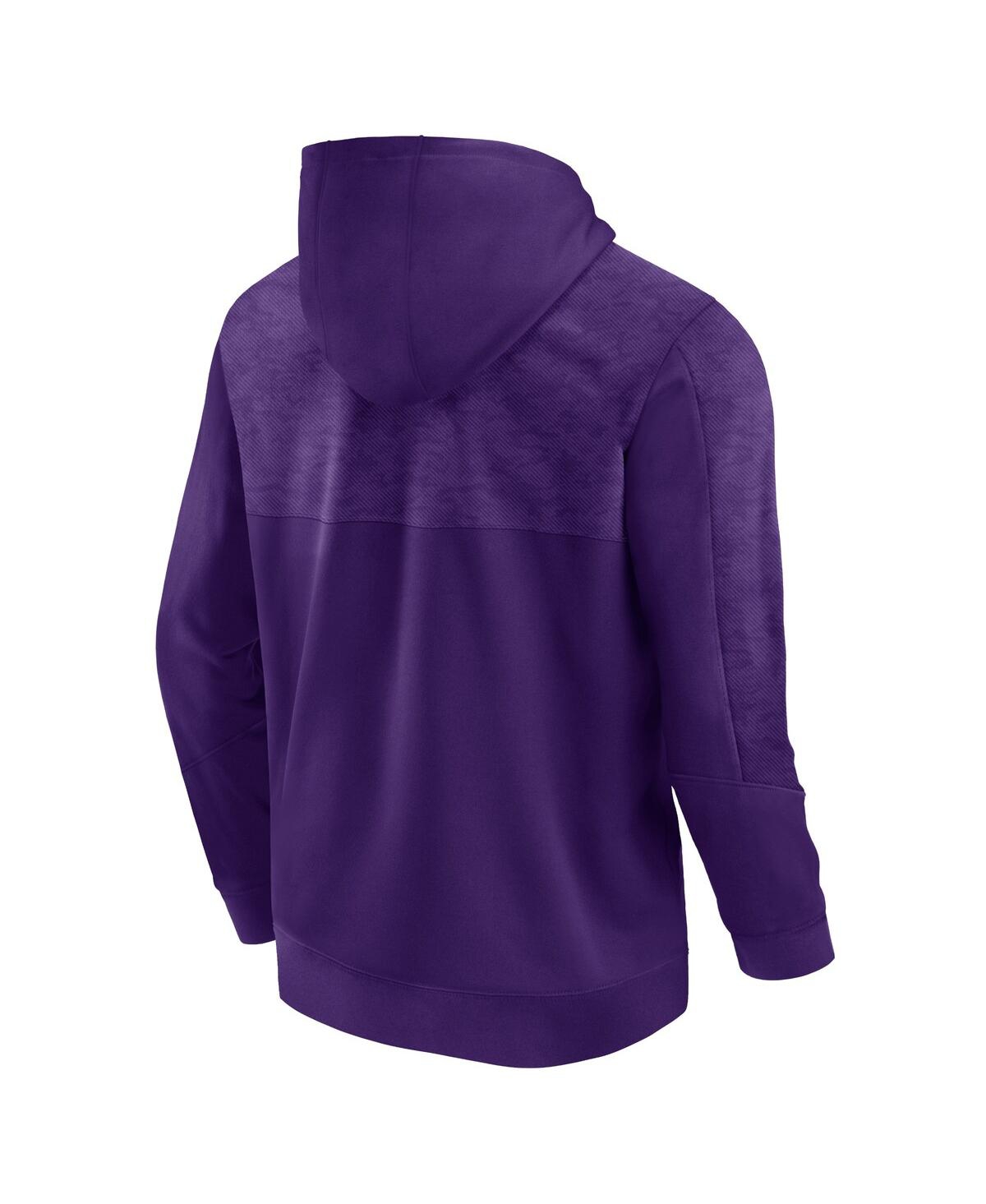 Fanatics Men's Purple Lsu Tigers Defender Pullover Hoodie In Purple