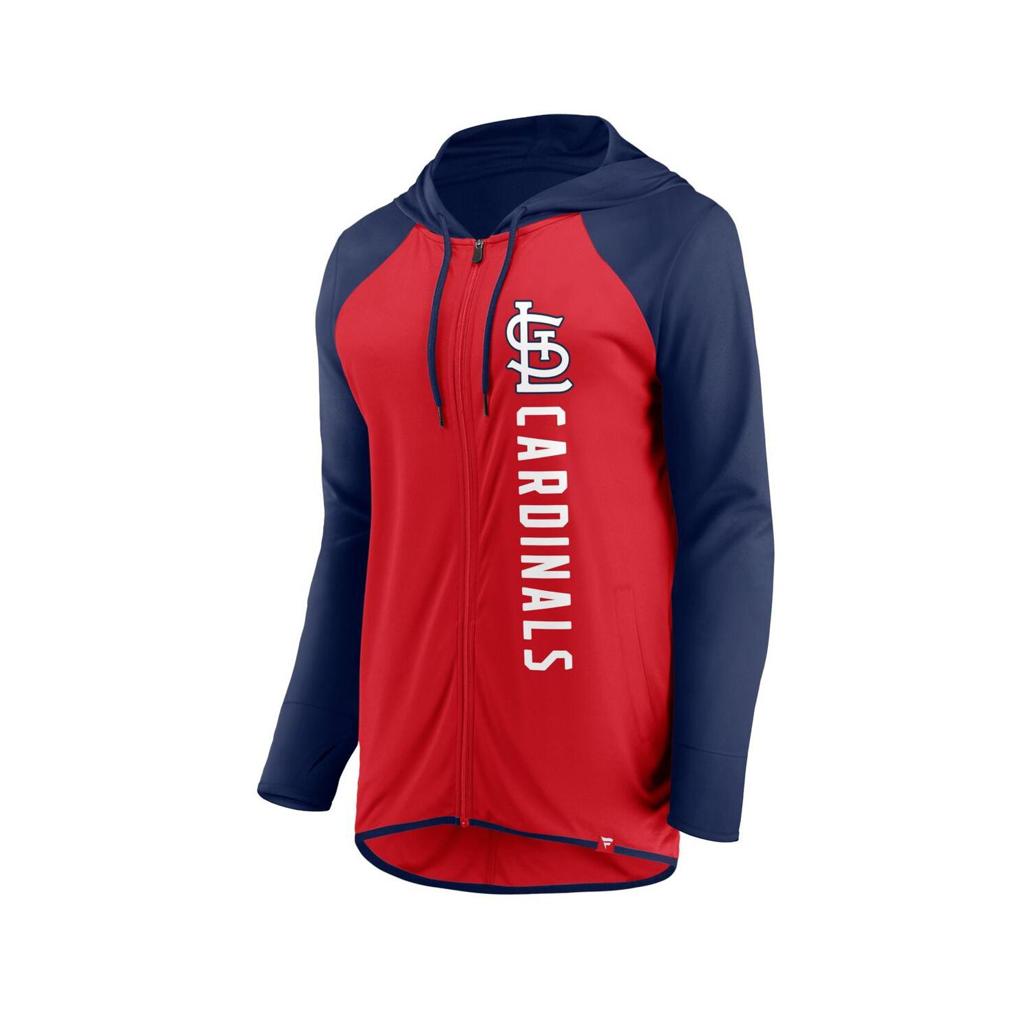 Women's Red/Navy St. Louis Cardinals Forever Fan Full-Zip Hoodie Jacket