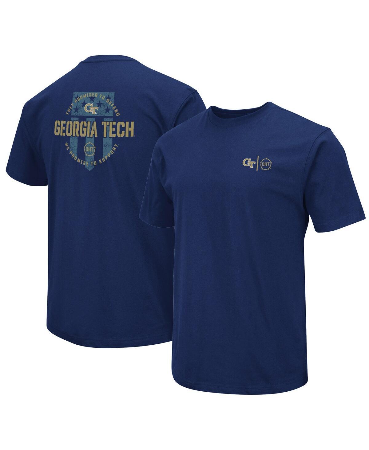 Men's Navy Georgia Tech Yellow Jackets Oht Military Appreciation T-Shirt - Navy