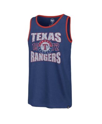 Men's Royal Texas Rangers Upload Franklin Tank Top