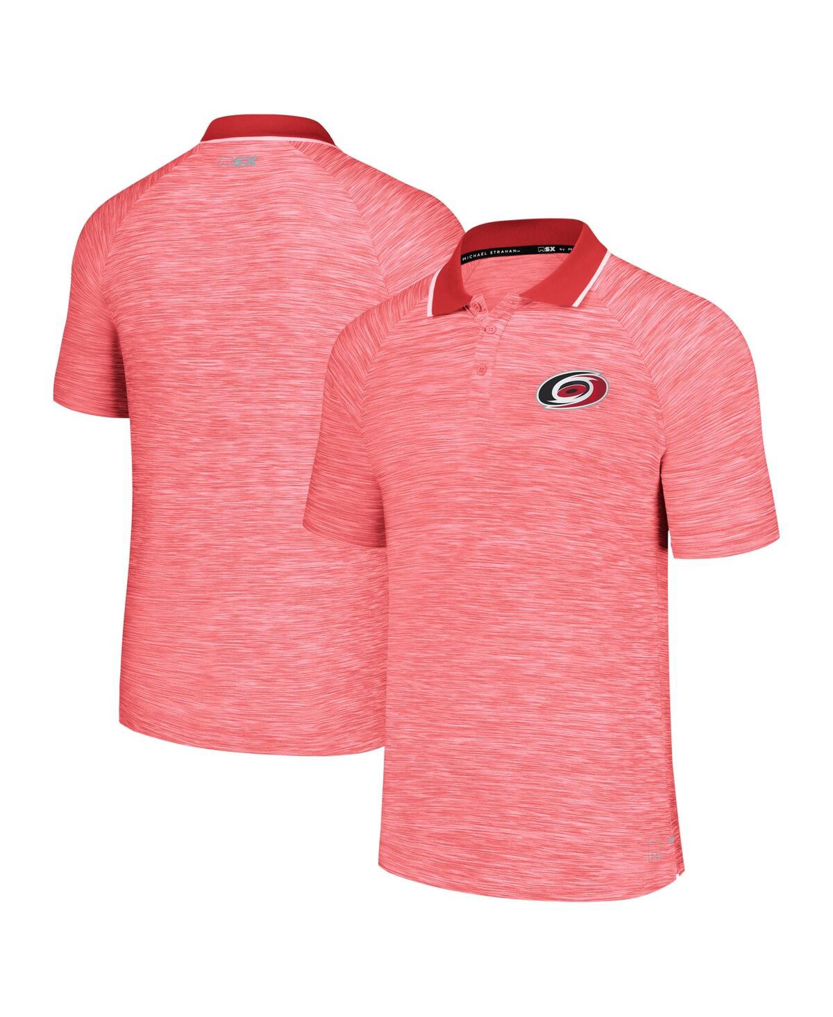 Men's Red Carolina Hurricanes Strategy Raglan Polo - Red
