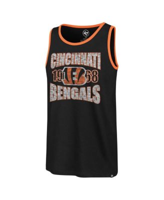 Men's Black Cincinnati Bengals Upload Franklin Tank Top