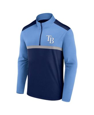 Men's Navy Tampa Bay Rays Unstoppable Quarter-Zip Top