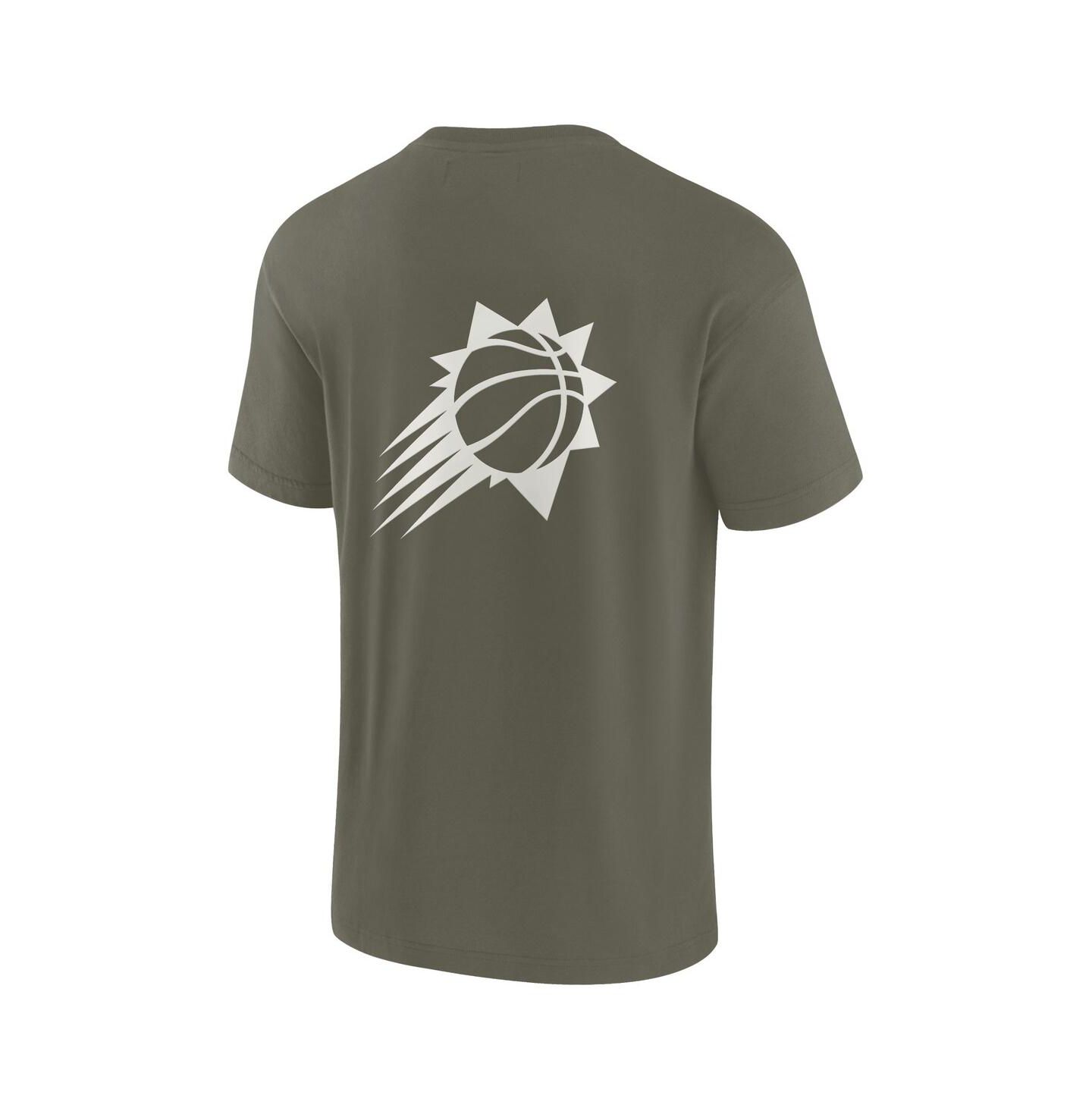 Футболка Fanatics Olive Phoenix Suns Elements Super Soft Short Sleeve — фото 3