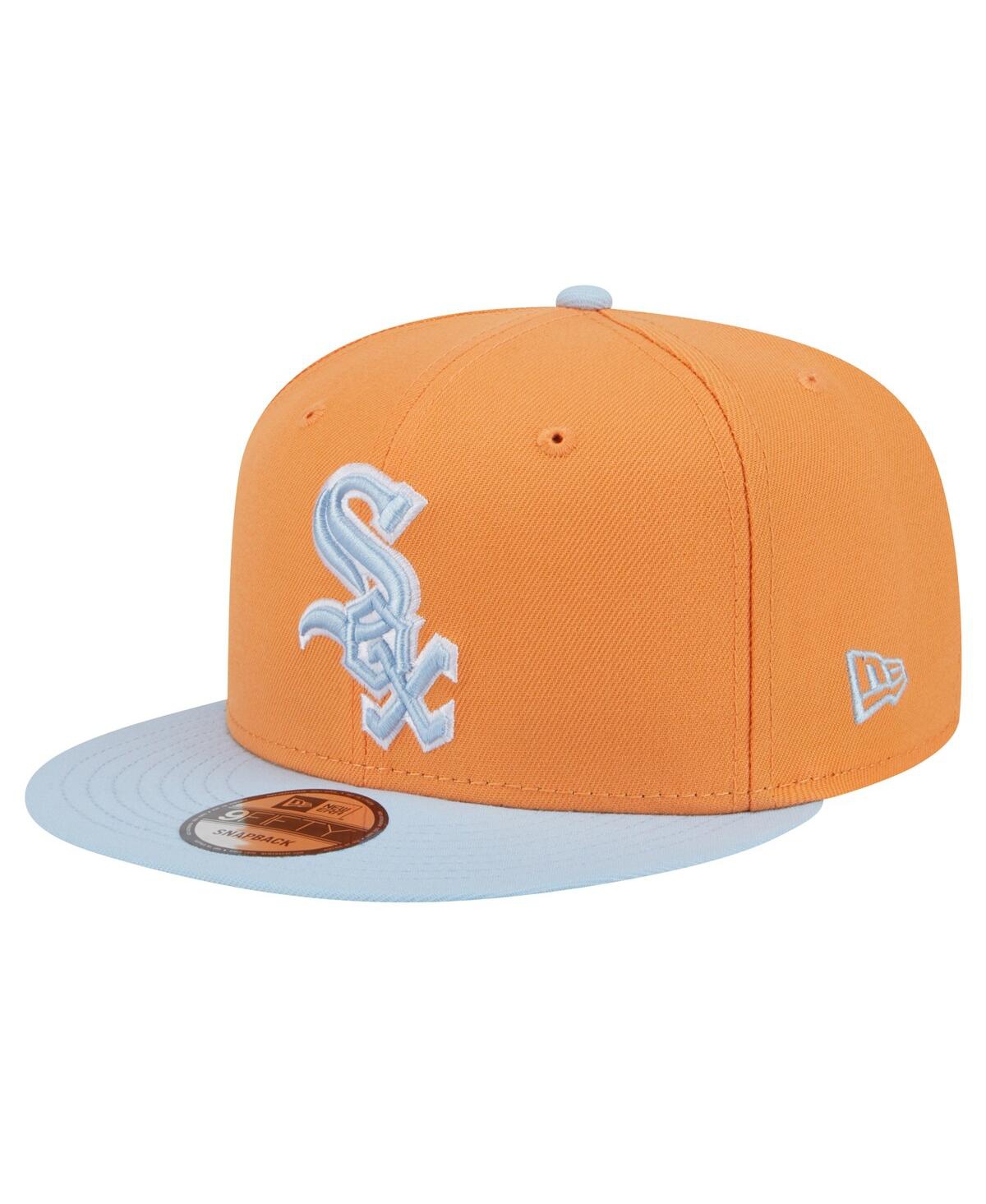 Shop New Era Men's Orange Chicago White Sox Spring Color Two-tone 9fifty Snapback Hat