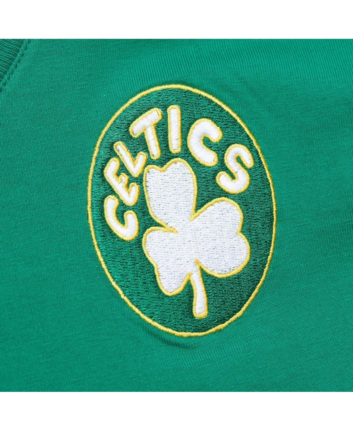 Mitchell & Ness Men's Kelly Green Boston Celtics Hardwood Classics Team Og 2.0 Premium Vintage Logo T-shirt In Kelly Green