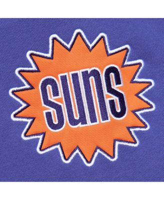 Men's Purple Phoenix Suns Team OG 2.0 Vintage Logo Fleece Pullover Hoodie